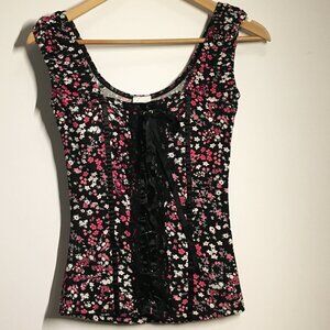 Flowered Suzy Shier top, small